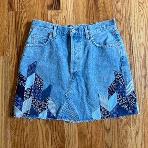 jean skirt